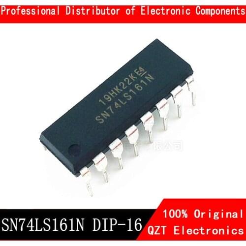 10pcs SN74LS161N DIP16 74LS161 DIP16 SN74LS161AN DIP HD74LS161AP DIP-16 new and original