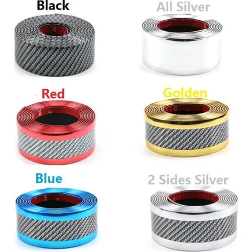 1Mx Car Trunk Door Guard Strips Sill Plate Protector Rear Bumper Guard Rubber Mouldings Pad Trim Cover Strip Car Styling Sticker