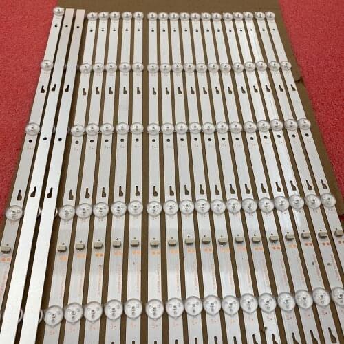 30 PCS/lot 8LED 755mm LED backlight strip for TCL 43L1600C 43L2600C 43L26CMC L43E9600 L43E9600 JL.D43081330-140FS-M E469119