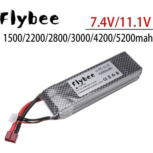 3S 11.1V 2200mah 2800mah 3000mah 4200mah 5200mah 7.4v 40C lipo battery XT60 Plug For RC Car Airplane Helicopter