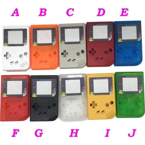 White Grey Clear Limited Edition Housing Shell for Nintendo Original 1989 Gameboy DMG Repair Housing Case Cover
