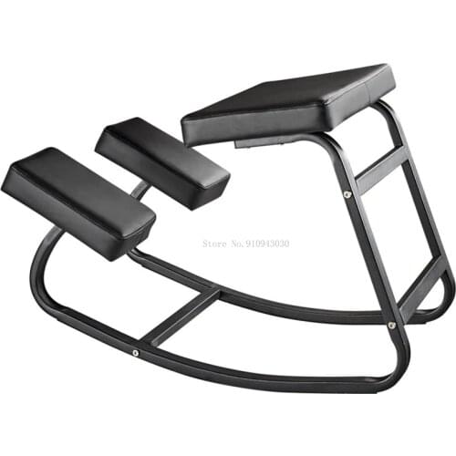 Household Iron Leg Soft Seat Adult Student Children Ergonomic Computer Chair Armless Sitting Posture Correction Kneeling Chair