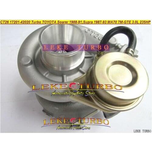 CT26 17201-42020 17201-42030 1720142030 17201 42030 Turbo Turbocharger For TOYOTA SUPRA SOARER 1987-93 7M-GTE 7MGTE 7MGTEU 3.0L