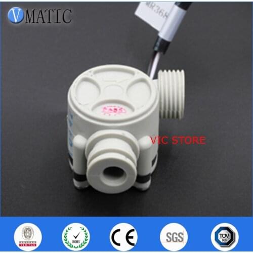Free Shipping Sensor Switch Low Rate Range 1/2'' Electronic Liquid Plastic Water Flow Meter VCA368
