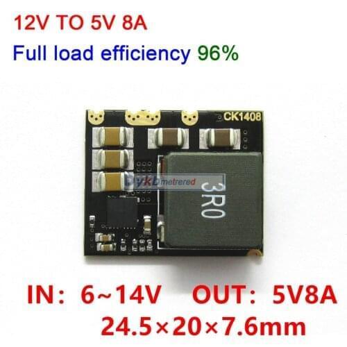 DC-DC Buck Converter 6V~14V 12V 9V To 5V 8A High Power Step down Voltage Regulator Power Supply Module FOR CAR robot