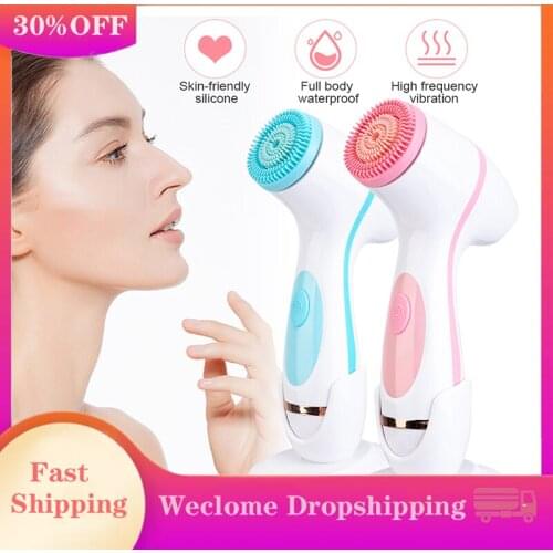 Electric Cleaning Brush Rotating Cleaning Brush Facial Spa System Deep Cleansing Skin Keratin Cleanser Facial Cleaner