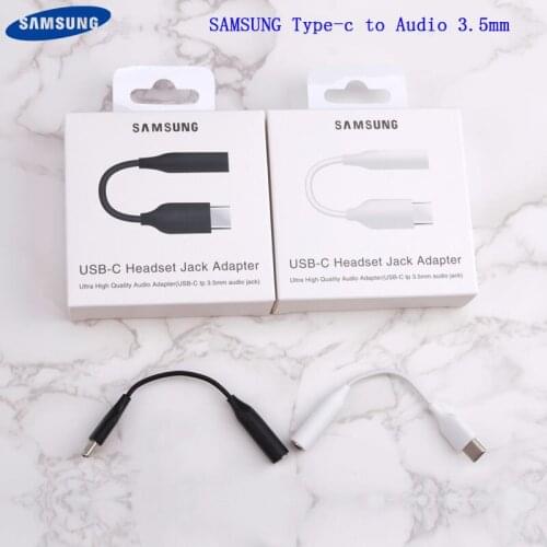 SAMSUNG Type-C to 3.5mm Earphone cable Adapter usb 3.1 Type C USB-C male to 3.5 AUX audio female Jack for Samsung note 10 plus