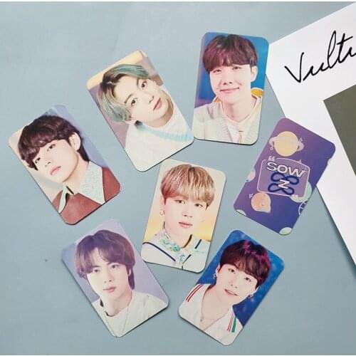 7pcs/set KPOP Bangtan Boys Years with You Lomo Cards 2021 8TH FESTA Postcards JUNG KOOK V JIMIN SUGA RM JIN Fans Collection