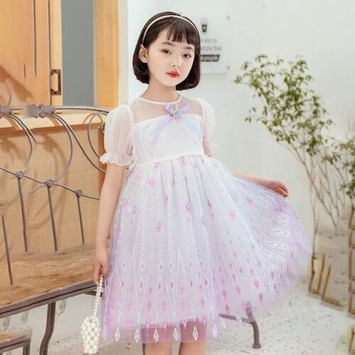 Girls' summer dresses 2021 new childrens summer dresses, hanfu girls, princess dresses, childrens dresses, summer Lolita dress