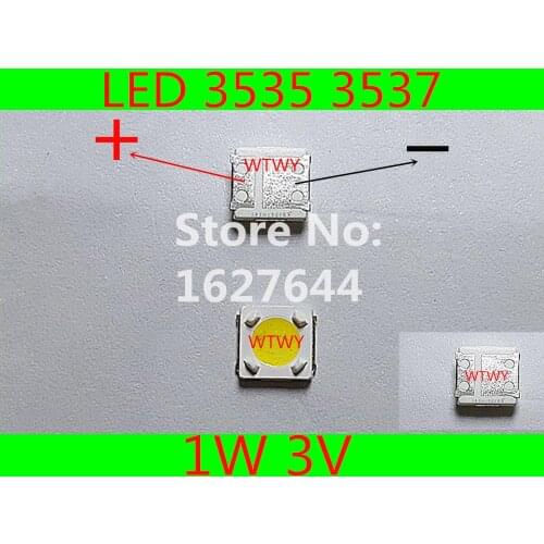 LUMENS LED 3535 3537 LED Backlight TV 1W 3V LED Backlight Cool white For LED LCD TV Backlight Application A129CECEBP19C
