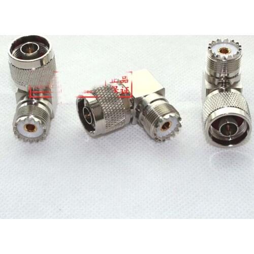 N/SL16-JKW N Male to M Female 90 Degree Connector Plug N/M-JKW for YAESU FT-757 FT-7800 FT7900 FT8900 FT8800 Car Mobile Radio