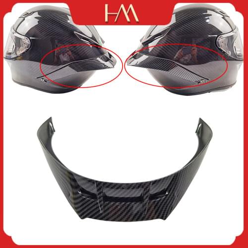 For AGV Pista GPR GPRR corsa R Full Face Rear trim helmet Carbon-look spoiler Deflector