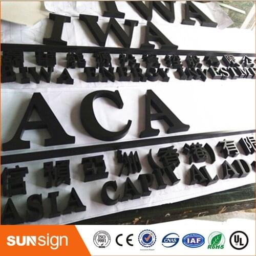 Popular 3D stainless steel house number