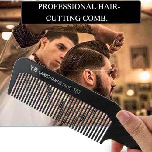 Detangling Hair Dressing Brush Plastic Hair Cutting Barber Comb Professional Anti-Static Flattop Salon Styling Tool