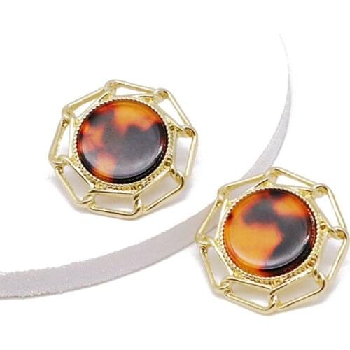 Geometric Alloy Leopard Fashion Sweet Design Earring