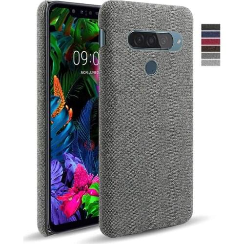 Fashion Cloth Slim Case for For LG G8X G8S G7 G8 ThinQ V50S V50 V60 V40 K61 K51S K41S K50 Q60 Stylo 5 6 Velvet V30S Fabric Cover