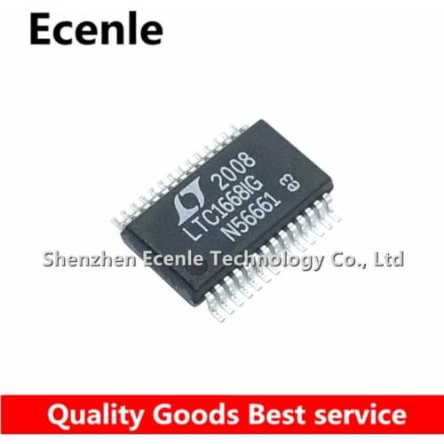 1 Pcs/Lot LTC1668IG SSOP-28 DAC 1-CH Segment 16-bit Automotive 100% New&Original