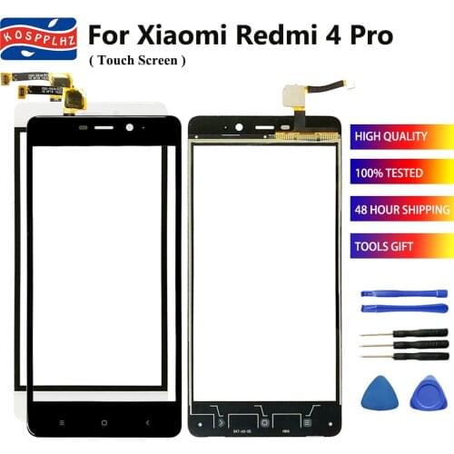 100% Tested New For Xiaomi Redmi 4 Pro Touch Screen Digitizer Outer Glass Lens Panel Sensor Repair Parts For Redmi4 Pro Screen