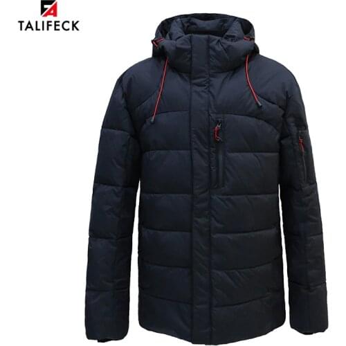 2021 New Men Winter Jacket Thick Cotton Padded Jacket Detachable Hood Warm Winter Coats Puffer Jacket Parka Men Russian Style