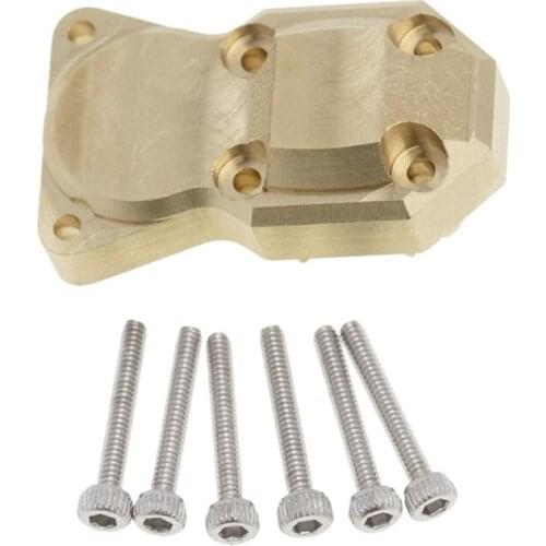 For 1/24 RC Crawler Axial SCX24 90081 Accessories Brass Heavy Duty Differential Cover Bridge Axle Cover Upgrade Parts