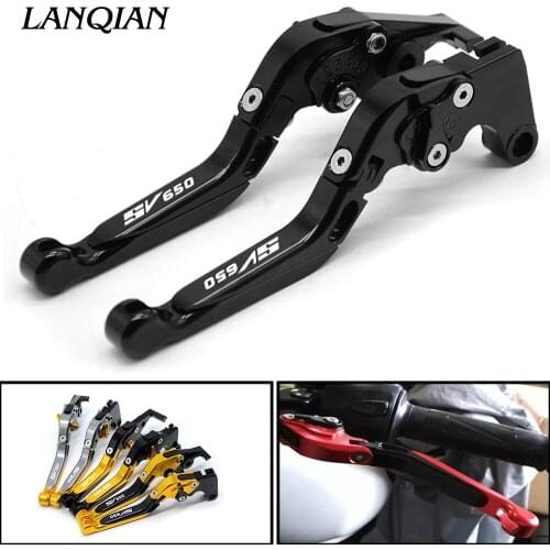 Motorcycle Accessories CNC Adjustable Folding Brake Clutch Levers For SUZUKI SV 650 SV 650 1999-2009 2016