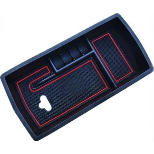 Car Central Tray Accessories Organizer For Peugeot 3008 3008 GT 2017 Interior Center Console Storage Box Container Holder 1pcs