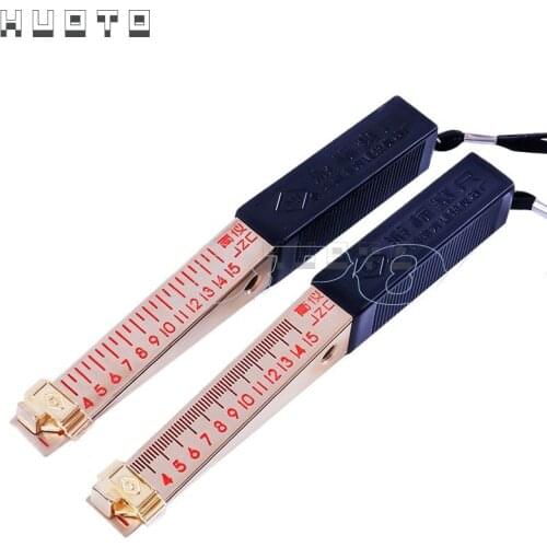 Wedge Feeler Gap Cursor Feeler 0-15mm Plug Ruler Measurement Gauge Home Inspection Detection Tool