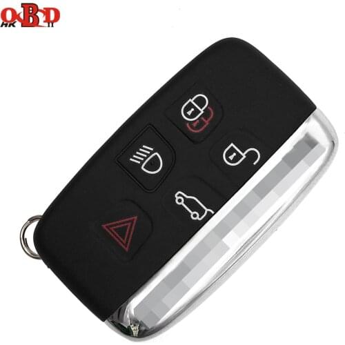 HKOBDII Good Quality 5 Buttons Smart Remote Car Key Replace Shell For Range Rover Evoque JLR xfJF