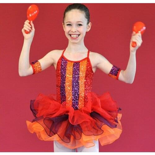 Sequin Camisole Ballet Tutu Dress For Girls Female Dance Suit Dresses For Women C52