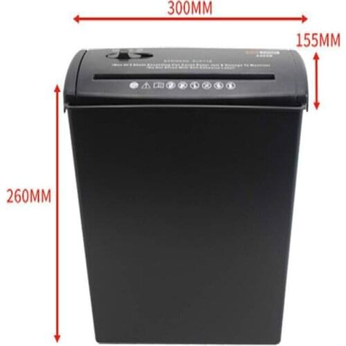 Desktop shredder small office portable mini electric file pellet strip shredder commercial file leave no trace shredded paper