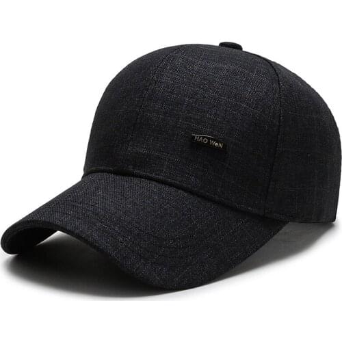 Low Profile Plaid Dad Hat Cotton Adjustable Blank Plain Baseball Cap for Men Women Daily Cap Casual Sun Cap