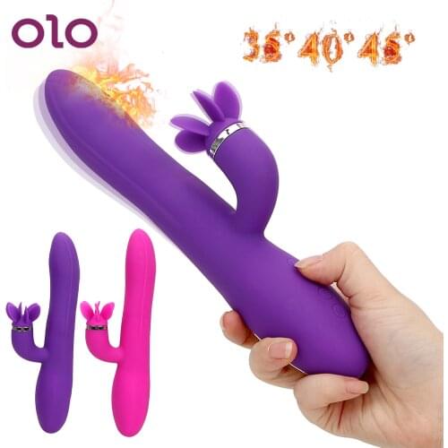 OLO Silicone 12 Mode Vibrator Erotic Clitoris Stimulator Vaginal Massager Sex Toys for Women Adult Products