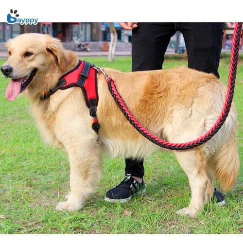 2018 Nylon Dog Pet Harness Collar Padded Extra Big Large Medium Small Dog Harnesses Vest Husky Golden Retriever Dogs Supplies