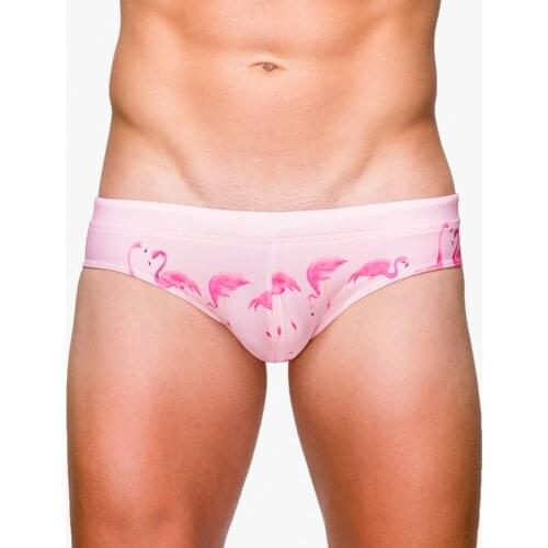 2020 Gay Swimwear Men Push Up Rainbow Swim Briefs Trunks Mens Sexy Underwear Swimsuit Swimming Trunks Suring Bikini Beach Shorts