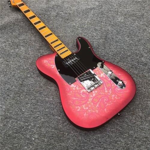 Custom coral insect stickers, electric guitars, real photos, black P90 pickups, factory wholesale and retail. Free shipping