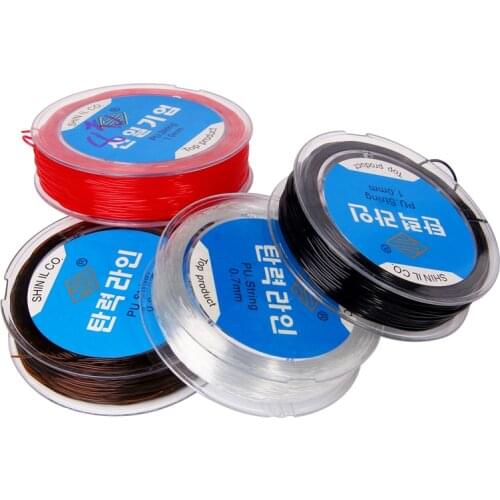 AAA 0.6-1mm Round Korean Crystal Elastic Stretchy String Thread Wire Necklace Beading Cord DIY Bracelet Neckalce Jewelry Making