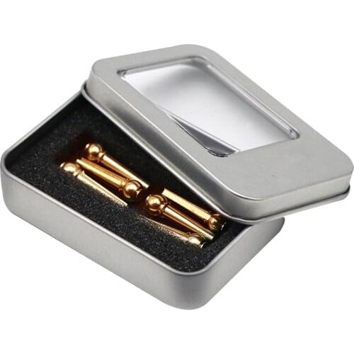 6pcs/set Folk Acoustic Guitar Bridge Pins Strings Copper Nail Pegs Kit Music Instrument Accessories