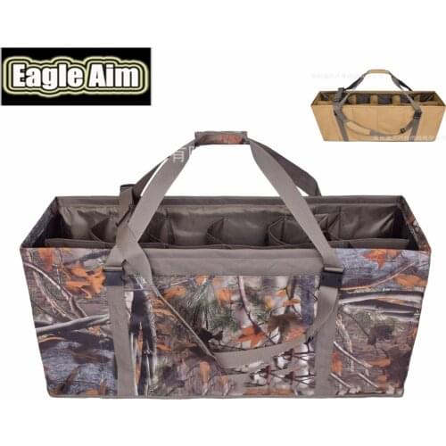 The New 12 Slot Lifelike Duck Decoy Bag Adjustable Shoulder Strap Strap For Goose Duck Turkey Hunting Bag