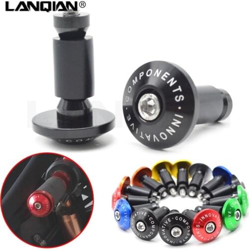 Universal 7/8 22mm motorcycle handlebar end grips Anti Vibration Silder Plug for Honda CB190R VT1100 gromMSX125 XADV 750 X ADV