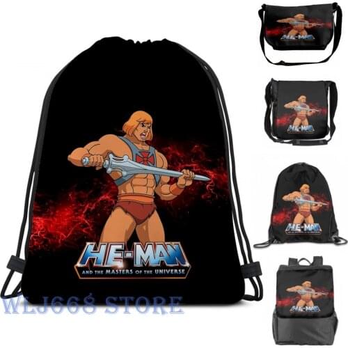 Funny graphic print shoulder Bags women He Man - Masters of the Universe Single shoulder backpack travel for men Gym Bag