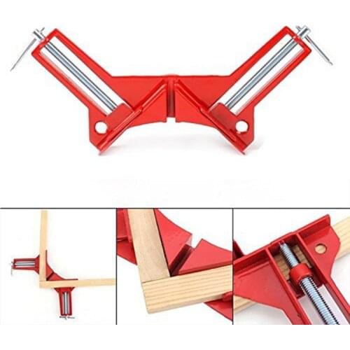 4PCS Clamp Multifunction 90 Degree Right Angle Clip Picture Frame Corner 100MM Mitre Corner Holder Woodworking Tool G Clamps