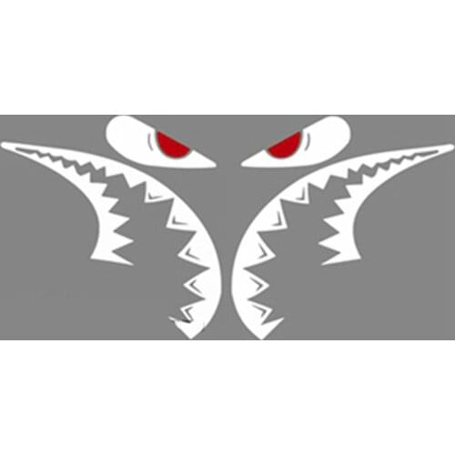 1Set Bicycle Frame Decoration Sticker Shark Head Tube Sticker MTB Bike Fixed Gear Sticker Cycling Accessories