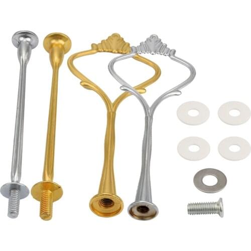 2 Tier Hardware Metal Cake Plate Stand Fitting Party Tray Cake Food Desserts Rack Holder For Kitchen Wedding Party Accessories