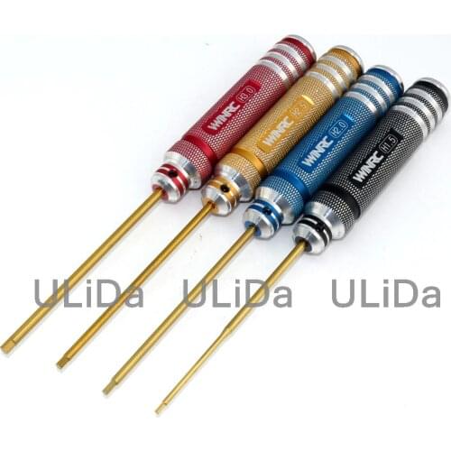 4Color Hex Screw Driver Set 1.5 2.0 2.5 3.0mm For Rc Helicopter Toys Car Mini Quadcopter Hobby TOOLS