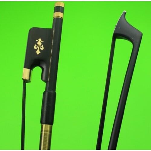 Free Shipping, 1pc New PRO Carbon fiber cello bow 4/4 full size ebony frog black horse hair