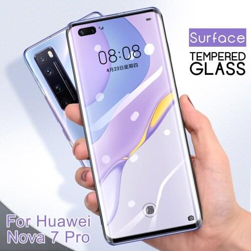 For huawei nova 7i 7 6 se 5 5i pro 5Z 5t tempered glass phone screen protector nova 4 4e on the glass protective film smartphone