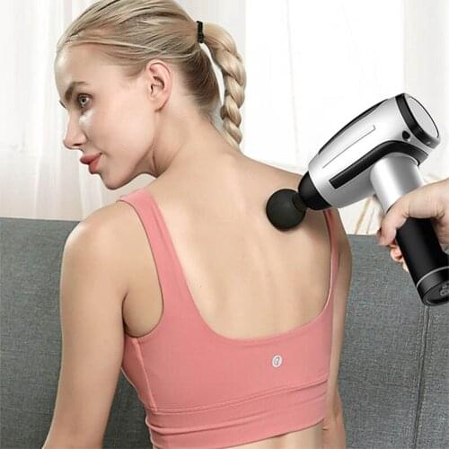 Electric fascia gun deep muscle relaxer massage gun fitness physiotherapy fat loss rapid slimming massager
