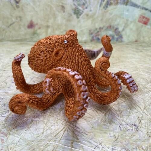 3.7inch Simulated Life Cycle of Octopus Figurines Realistic North America Octopus Ocean SeaLife Figurine Toy Figures