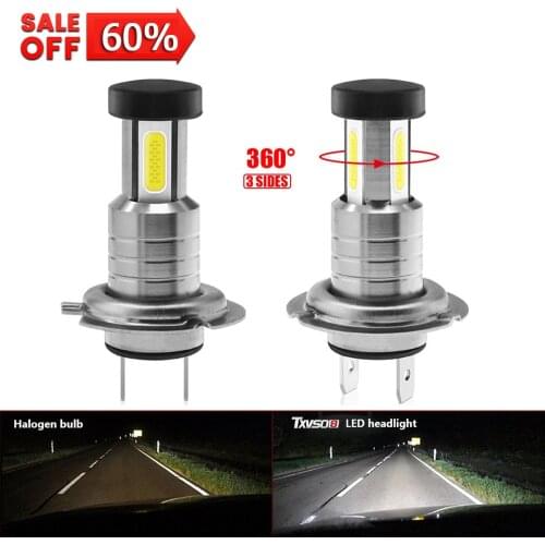 Led H7 Headlight 6000K White Light Lamp Universal COB Mini Car Bulbs 110W/set 26000LM LED Car Headlights energy saving