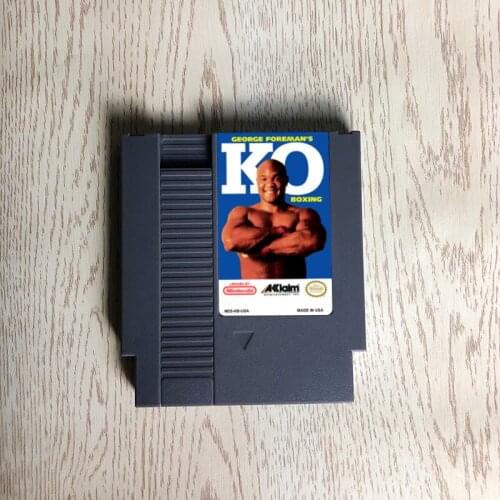 George Foremans KO Boxing - 72 pins 8bit game cartridge